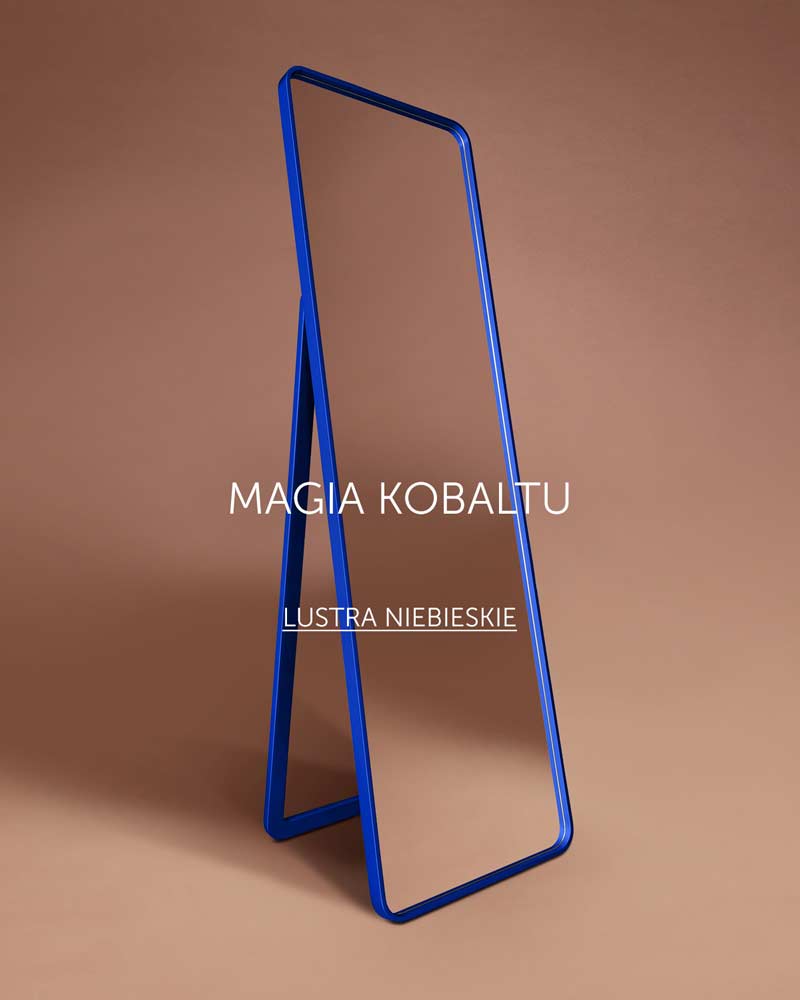 Banner "Magia kobaltu - lustra niebieskie"