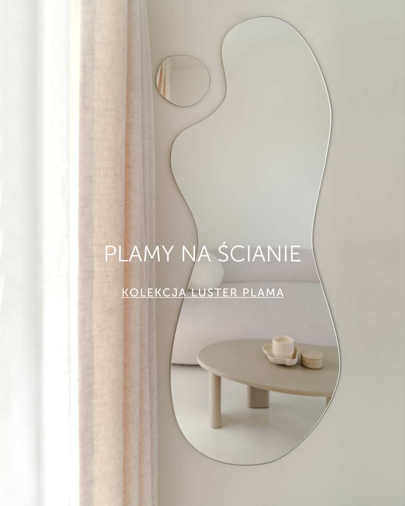 Banner "Kolekcja luster Plama"