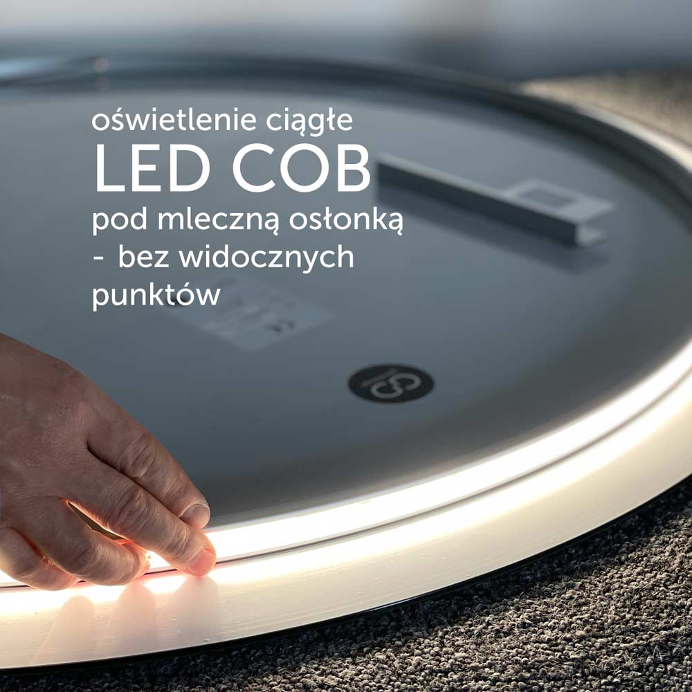 Lustro LED - taśma ledowa 120 diod/mb