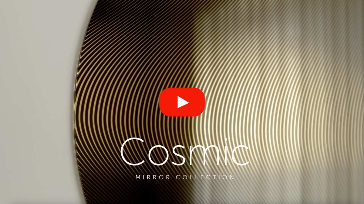 Okładka filmu o kolekcji luster Cosmic